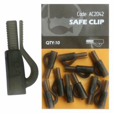 Safe Lead Clips 10 Pack Kit Life ORANGE Carp Accessories Carp Mounting Outline Leads