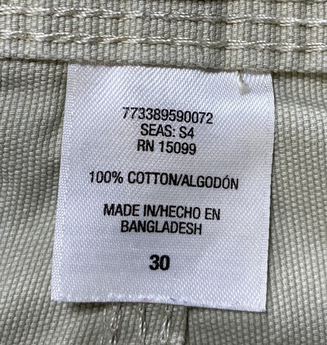 Roebuck & Co Shorts Size 30 Ivory Shorts Pockets 12” Inseam Bermuda Shorts - Picture 5 of 12