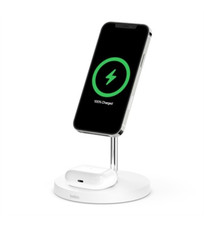 Belkin Boost Charge Pro 2-in-1 Wireless Charger Stand With MagSafe - NEW OPEN  