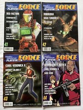 Playstation Force Xenia lotto Riviste 41 42 43 44 Vintage Videogames psx ps1 ps2