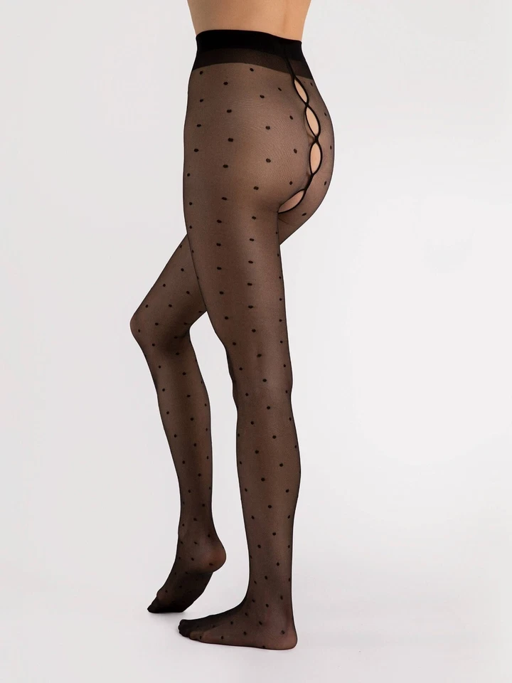 Fiore Ouvvert Strumpfhosen 20DEN 40DEN 80DEN S-XXL Damen Nylons Schritt offen - Bild 4 von 4
