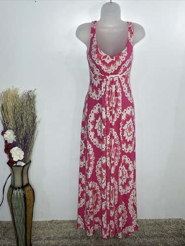 Women's Boden Pink Printed Jersey Maxi 