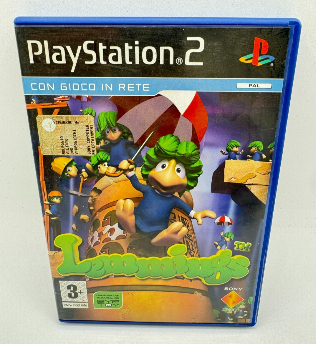 Lemmings PS2 Sony Playstation 2 PAL ITA Jeu Usagé Complet