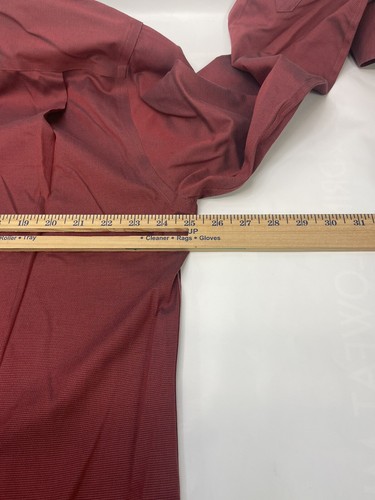 Joseph & Feiss Mens Red Dress Shirt Non Iron Long Sleeve Cotton 16.5 34/36 - Picture 4 of 6