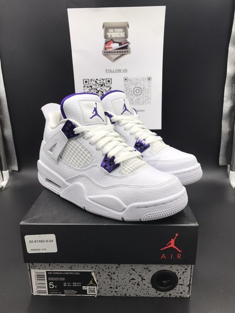 Nike Air Jordan 4 Retro Metallic Purple 