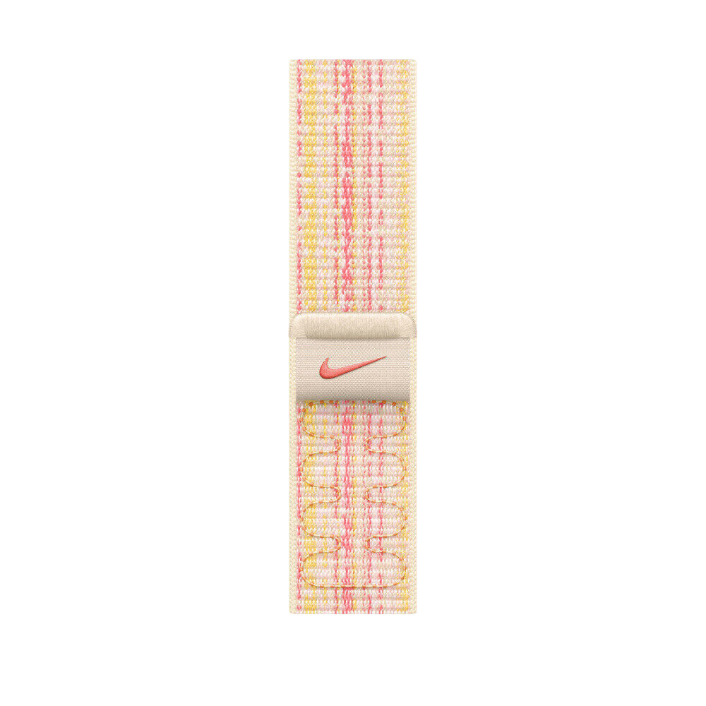 Cinturino Apple Watch 45mm - Starlight/Pink Nike Sport Loop