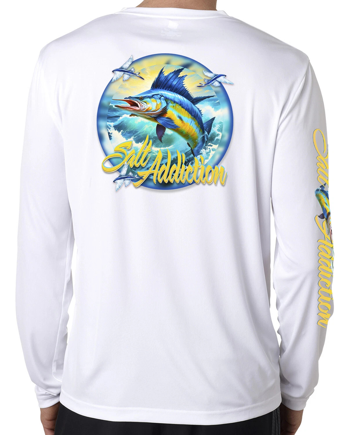 sailfish Performance t shirt Salt Addiction fishing long sleeve 50+ uv