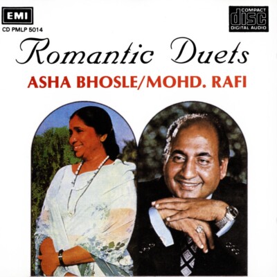Romantic Duets - Asha Bhosle, Mohd. Radi (CD, EMI, 1988)