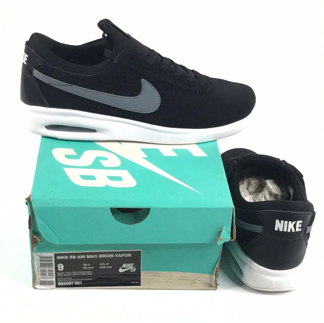 Nike Air Max Bruin Black/Cool Grey-White-White US Men Size 882097 001 | eBay