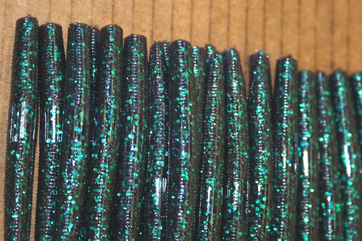Confezione 50 Esca Senko Uva Acida – Big Bait Baits, Verme Plastica Per Pesca Bassa