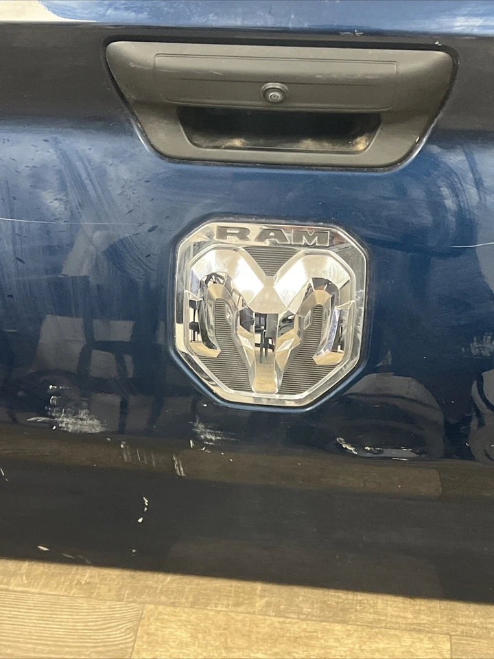 Used DENTED Dodge Ram 1-23 4X4 Tailgate -Blue- with Camera - Image 4 of 4