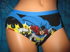 nwt Batgirl Sexy Super Hero DC Comics Pop Art Retro Boyshorts Hipster Panties S