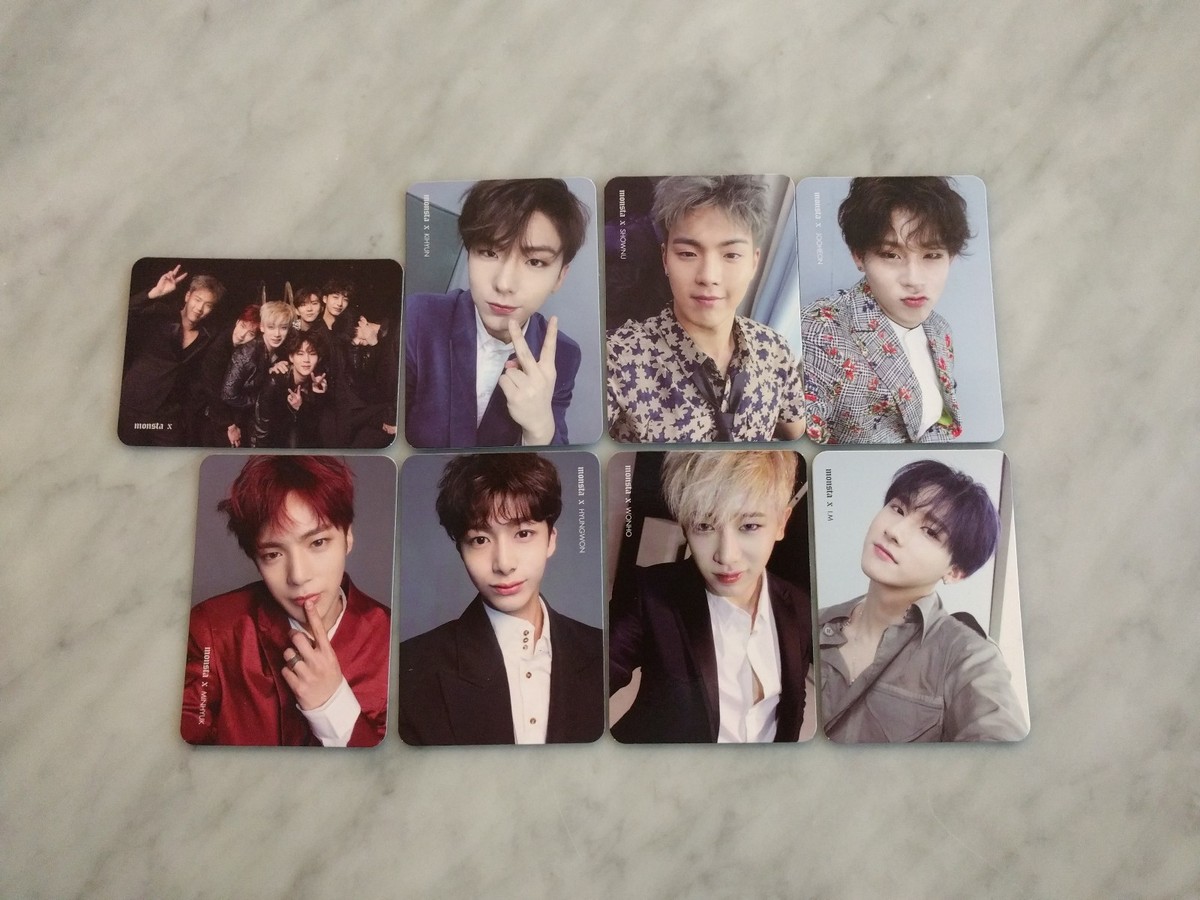 MONSTA X トレカ ユニット MONSTA X 8th Mini Album Fantasia X Offcial Photocard Unit Version
