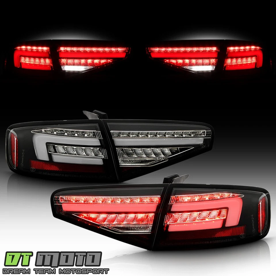 Luces traseras LED completas izquierda+derecha Audi A4 S4 2013-2016 actualización incandescente Foto 2 de 4
