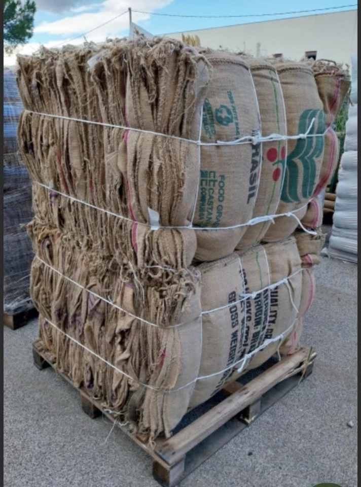 20 SACCHI JUTA TELA CAFFÈ 60x100 cm - Immagine 2 di 4