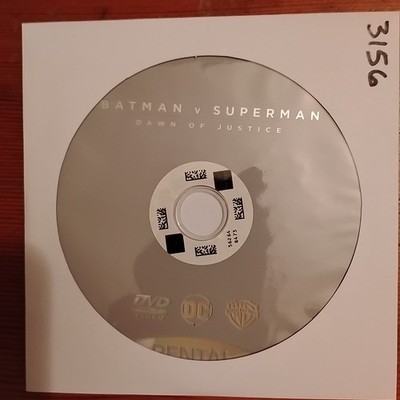 Batman V Superman Dawn Of Justice DVD Rdbx Disc Only 3156