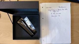 Lamy Dialog 3 Retractable Fountain Pen/ Füller – 14K Gold Broad (B) Nib – Boxed
