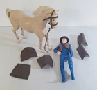 Y-147 VTG 60/70'S MARX BEST OF THE WEST THUNDERBOLT HORSE & SHERIFF PAT GARRETT!