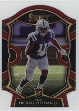 2020 Panini Select Concourse Maroon Prizm Die-Cut Michael Pittman Jr #62 1h17