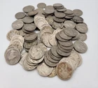 100 Unsearched Buffalo Nickel 5C Circulated 5C Lot. H82