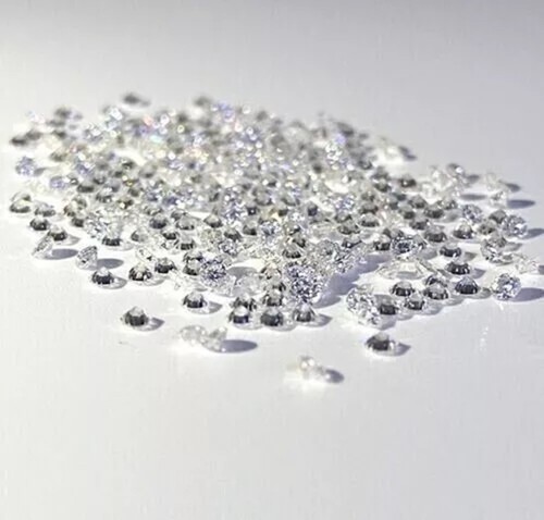 Zertifizierter 1 mm Rundschliff CVD Diamant J Farbe IF Reinheit 160 Teile Diamant Set - Bild 1 von 8