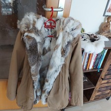 Damen-Wintermantel Echtfell Pelzmantel Parka von on parle de Vous 