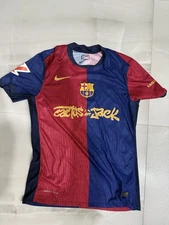 FC BARCELONA x Travis Scott Cactus Jack Limited Edition Jersey Size L rep