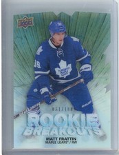 2011-12 Upper Deck Rookie Breakouts #RBMF Matt Frattin 31/100