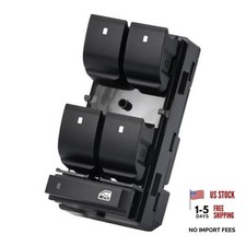 Power Window Switch Front Drive Side for 07-13 Chevy GMC, Master Window Switch