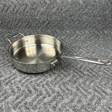 Emeril All Clad 10" 3 Qt Skillet Frying Pan Copper Core Stainless Steel