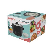 Progress 0.4L Rice Cooker – Aluminium, PFAS-Free, Cook & Keep Warm Functions