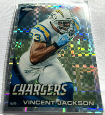 2010 Topps Chrome Football Vincent Jackson San Diego Chargers X-Fractor #C108