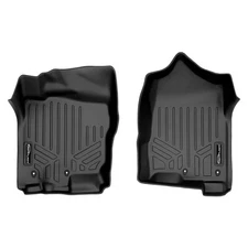 SMARTLINER SA0216 Front BLACK Floor Liners for Titan/XD Ext/Crew