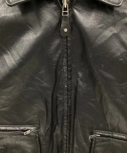 Boeing Leather Jacket Men's Size 2XL Black image 10