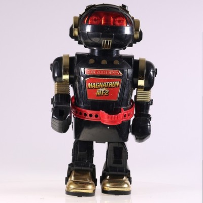 New Bright Industrial Co Roboter Magnatron MT-2 1984 Schwarz Neu Ungetestet