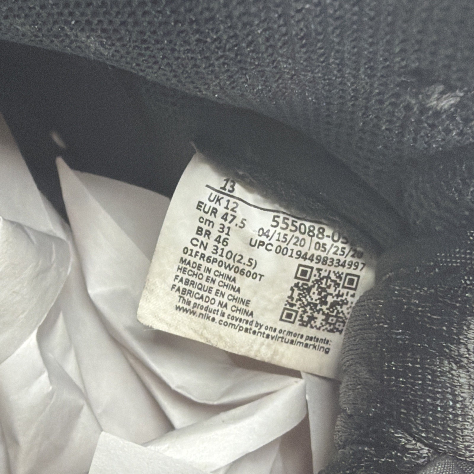 Size 13 - Air Jordan 1 Retro OG Black Metallic Gold thumbnail 6