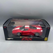 Hot Wheels Elite 1/18 Ferrari FXX Red White Diecast Model Car