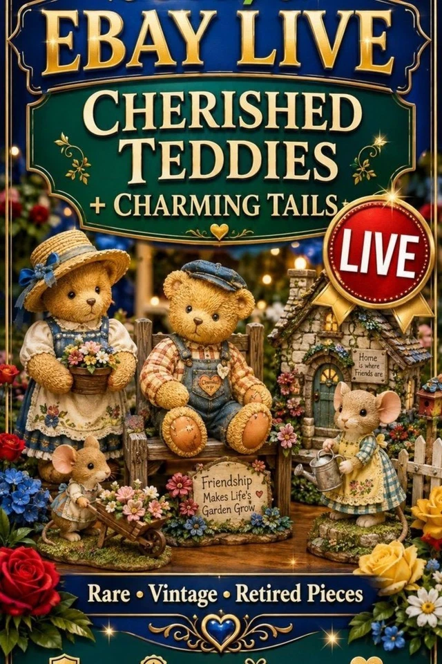 Cherished Teddies + Charming Tails + Collectibles Figurines Live Show