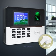 WIFI Biometric Fingerprint Attendance Time Clock RFID Card Reader TCP/IP USB