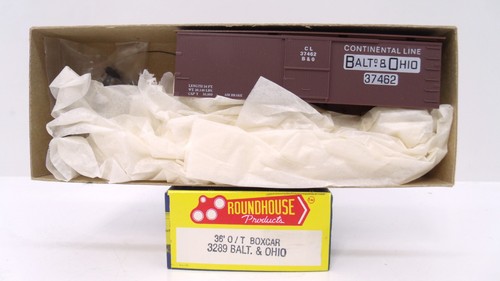 Roundhouse 1:87 HO Baltimore Ohio B&O CL 36' Antiguo Temporizador O/T Tren Boxcar Kit 3289 | Zustand: New