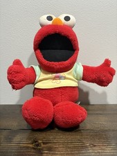 Fisher-Price Plush Toy 13in 2003 Potty Time Elmo Sesame Street Vintage