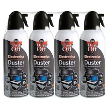 Falcon Dust-Off Electronics Compressed Gas Duster, 10oz - 4 Pack