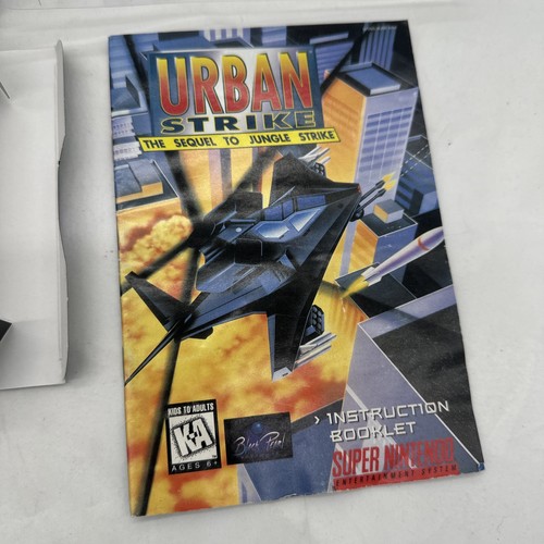 Urban Strike 1994 - Juego Super Nintendo SNES - Caja Rep Completa - Imagen 10 de 10