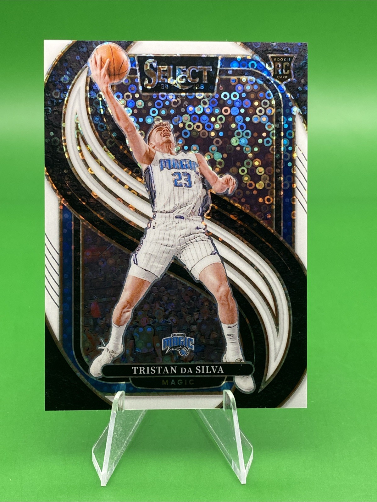 2024-25 Select Tristan Da Silva Premier Level White Disco Prizm RC /75 Magic