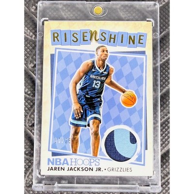 2018-19 Hoops #RNS-JJ Jaren Jackson Jr. Rise N Shine Memorabilia Prime #/25