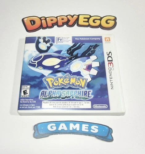 Pokemon Alpha Sapphire (Nintendo 3DS, 2014) CIB NTSC Authentic ☆Tested ☆