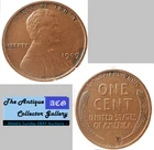 Antique 1909 VDB US Philadelphia Mint Bronze Lincoln Wheat Cent🪙First Year