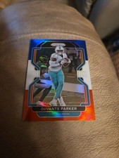 2021 Panini Prizm Red White Blue DEVANTE PARKER MIAMI DOLPHINS #104