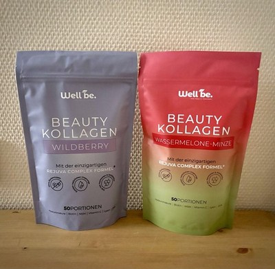Wellbe Kollagen Wildberry u.Wassermelone-Minze 2x 50Portionen