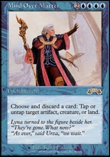 [1x] Mind Over Matter Near Mint, English Exodus MTG Magic